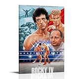  sdnkbro Póster decorativo de Sylvester Stallone con el actor de la película 8, póster decorativo para pared, decoración moderna de dormitorio, 20 x 30 cm, estilo marco