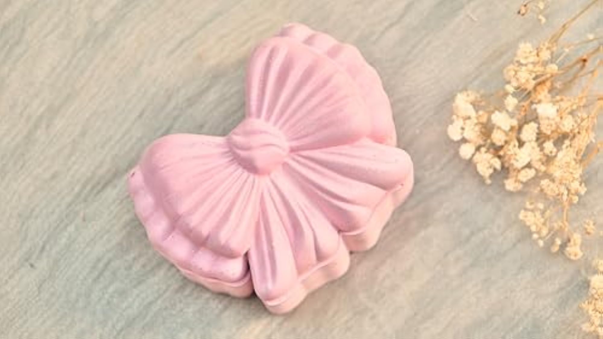 Handcrafted Bow Trinket Jar with Lid, Eco Resin