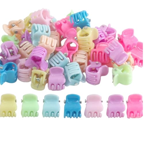 50 Pieza Pinzas Pequeñas Para el Cabello, Pinzas Pequeñas Pelo, Mini Clips para el Cabello, Accesorios de Cabello para Mujere, Clips de Cabello Pequeños para Niñas y Mujeres (Multicolor)