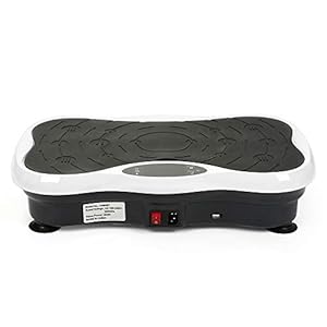 Trilplaat fitness trilplaat 3D vibratietrainer met afstandsbediening en weerstandsbanden Bluetooth luidspreker LCD-display