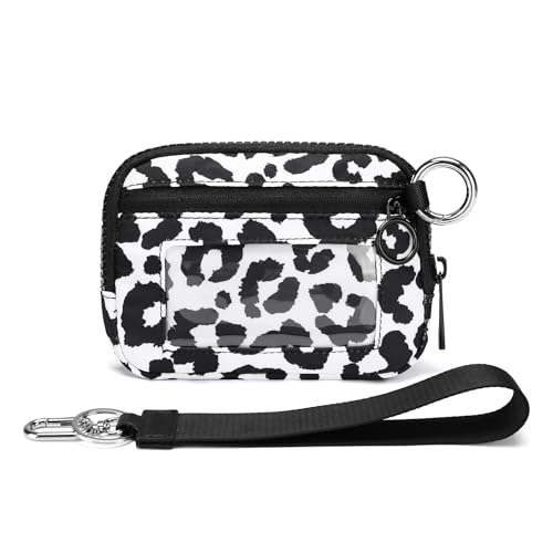 The Iris' Wallet 2nd Gen Pouch Wristlet Zip Card Case With ID Window Women's Waterproof Nylon Keychain Wallet (L) [���s�A���i]