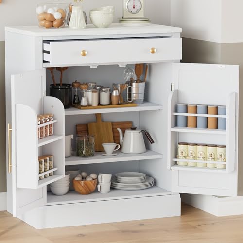 HRVEOCEI 29” Coffee Bar Cabinet with Storage, Small Kitchen Cabinet