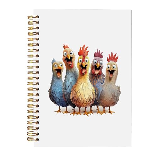 BitKan Funny Chickens XpCm[g - Jo[Ƀ`Lt킢L 킢TOX Aj}m[gubN 5.5x8.3C` q//eB[`LMtg