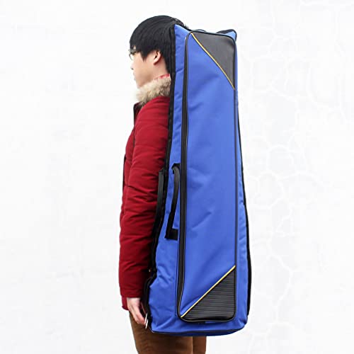 Generic Trombone Bag Gigbag Oxford Waterproof Alto Tenor Trombone Backpack With Adjustable Shoulder Strap Padded Trombone Carrying Bag Soft Case (Blue), 91X37X7Cm, (B37W7D1234Nv8Ky) #TOP7