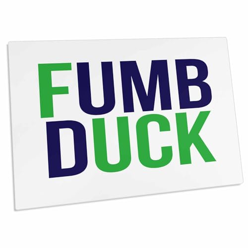 3dRose Word Scramble - FUMB Duck Color - Desk Pad Place Mats miniatura 1