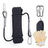 ZRGJD Climbing Rope 10mm 32ft Escape Rope for Outdoor Ice Climbing Equipment Eascape Rope 10M Rappel