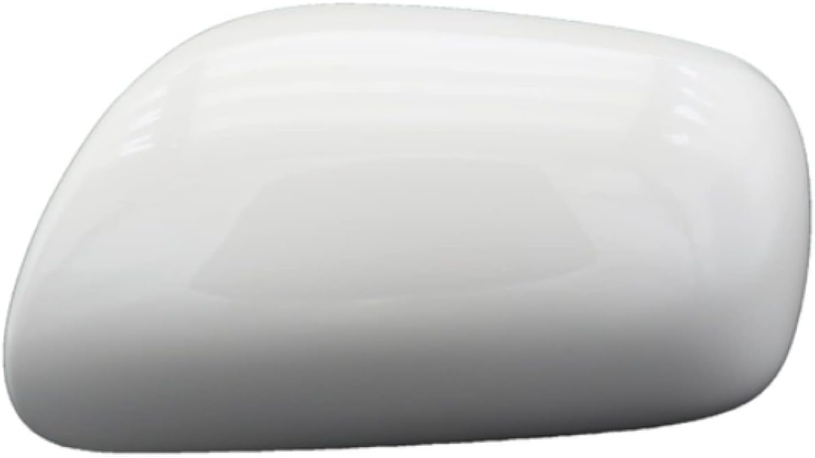 Mirror Cap Fit For Toyota Corolla 2007 2008 2009 2010 2011 2012 2013 Rearview Side Wing Mirror Shell Cover Housing,White Left