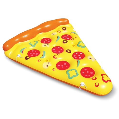 Miniatura 4 de Joyin Flotador Gigante Inflable En Forma De Porción De Pizza, 1,8 X 1,5 M, Inflable Para Piscina, Flotante De Verano 1 Unidad , Tumbona Flotante Con Portavasos, Juguete Para Fiestas En La Piscina