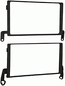 Double Din Install Car Stereo Dash Kit for a Aftermarket Radio Fits 1999-2002 Ford Expedition and Lincoln Navigator Trim Bezel is Black
