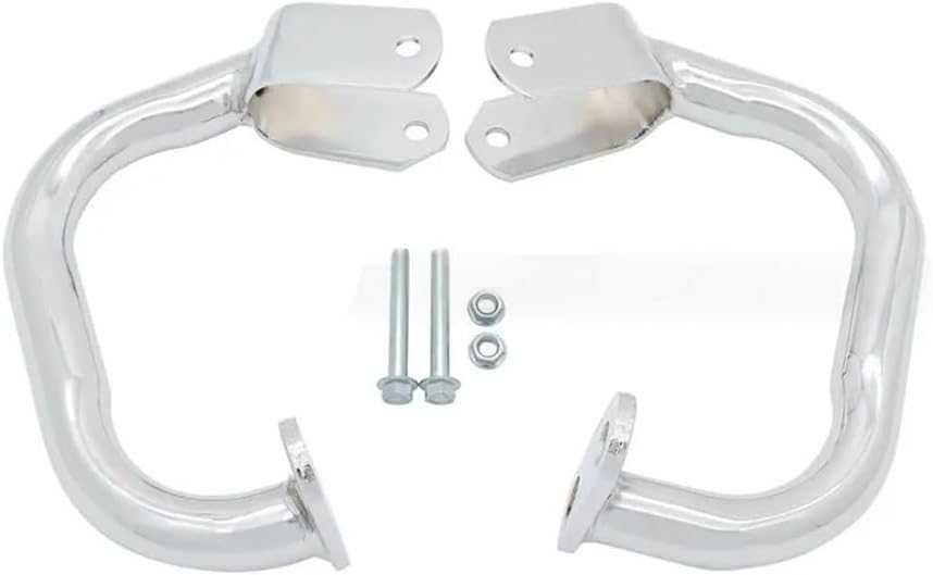 Engine Guard Crash Bars Silver/Black Metal Motorcycle Highway Bumper Engine Guard Crash Bars FOR Magna 750 FOR VF750 1994-2015 Motorbike Crash Bar Bumper