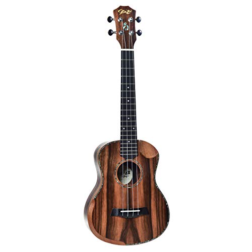 UKULELE BORA-BORA CRUSH TENOR ACUSTICO BAG EBONY