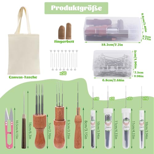 Riddur Filz Nadeln Set mit Zubehör für DIY-Handwerk – Bild 3