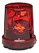 Federal Signal 121A-024R Vitalite Rotating Warning Light, Surface Mount, 1/2" NPT, 24 VDC, Red
