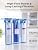 Purcooflow 3-Stage Whole House Water Filter System, Heavy Metal Reduction, 20x4.5 Inch, Includes PP, KDF & CTO Carbon Block, 1" NPT Brass Ports, Drain Valves & Install Kit