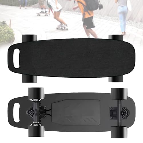 Zowdrix Elektro-Skateboard, Vierrad-Longboard Mit Zwei 350-W-Motoren, 4 Geschwindigkeitsmodi, Wasserdicht, FüR Erwachsene Und AnfäNger, FüR Den Weg Zur Uni A-15KM