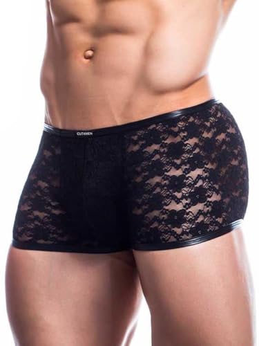 Traje de baño para hombre negro elástico ajustable estilo deportivo y playero