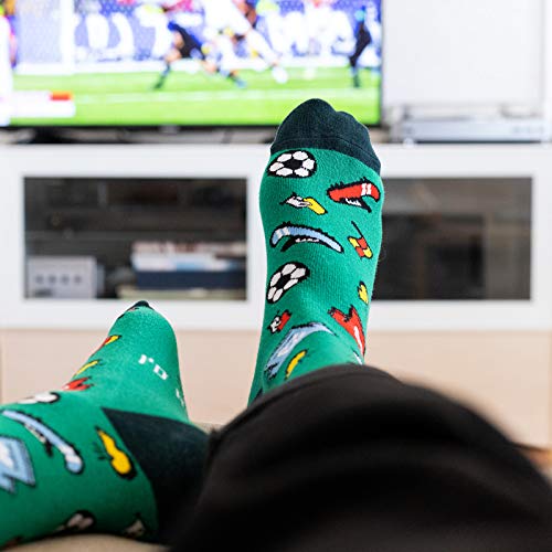Lavley Funny Socks for Sports Fans and Players - Cool Novelty Gifts for Men, Women, & Teens