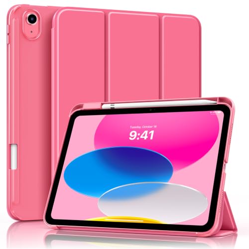 MoKo for iPad A16 11th Gen Case, iPad 10th Generation Case, Watermelon Red by MoKo - Used condition - US$8.50