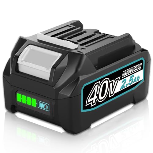 VANKO �݊� �}�L�^ 40v �o�b�e���[ BL4025 2.5Ah �P�i �n�C�p���[ �}�L�^ 40Vmax �o�b�e���[ BL4025 BL4040 BL4060 BL4080�Ɍ݊��\ LED�����v�c�ʕ\�� �d���H��p A+�O���[�h�Z���̗p ��^���