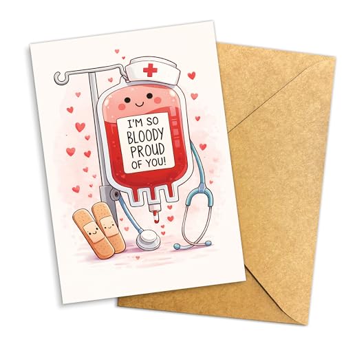 Podagree Nurse Day Cards, Cute Thank You Card for Doctor Nurse Pharmacy, Lovely Doctor DR Day Card, Funny Appreciation Cards for Men Women, Medical Staff Appreciate Gift N15