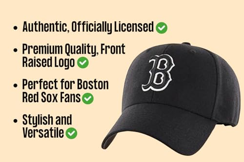 Gorra deportiva ajustable con logo oficial Boston Sox miniatura 5