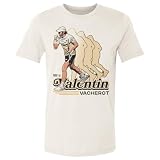 500 LEVEL Valentin Vacherot Tennis Retro Shirt (Natural, Large)