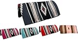 Tahoe Tack Hand Woven Navajo Acrylic Western Horse Saddle Blanket - Multiple Colors - 32x64