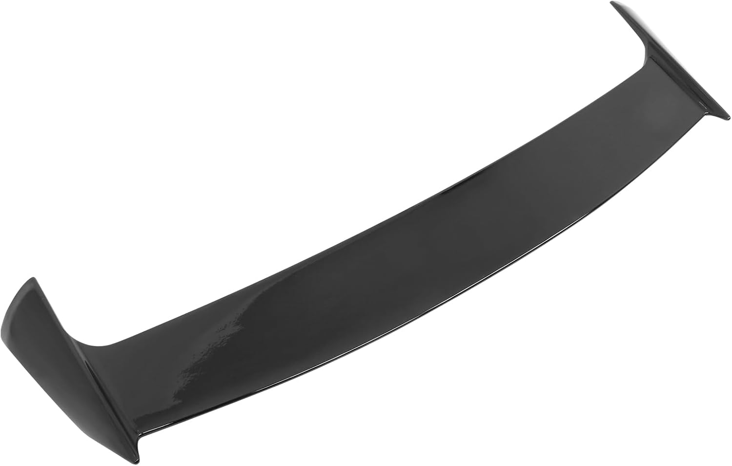 IKON MOTORSPORTS, Rear Window Roof Spoiler Compatible with 2024-2026 Honda Prologue, IKON Style Gloss Black ABS Top Roofline Windshield Visor Spoiler Wing