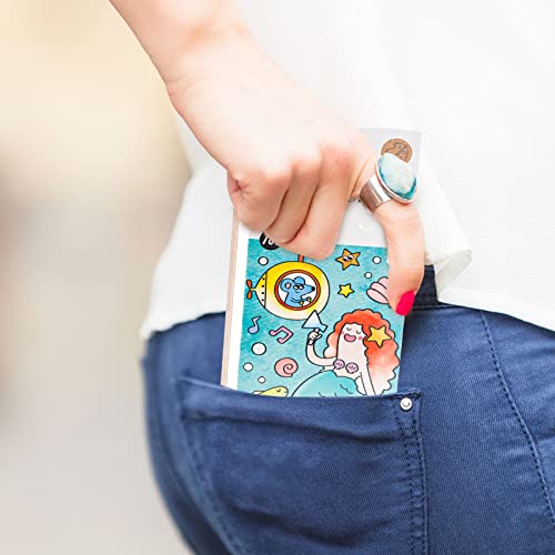 2Pcs Pocket Watercolor Painting Book,Travel Pocket Watercolor Kit,Watercolor Paint Bookmark,Improve Creativity And Concentration,For Artist,Beginning,Students (Wonderful Forest + Fairy Tale Dreamland) #TOP5