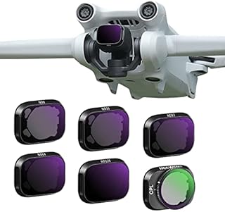 NEEWER ND Filter Set Compatible with DJI Mini 3/Mini 3 Pro, 6 Pack Neutral Density Filter Drone Lens Accessory with Aluminum Alloy Frame, Multi Coated HD Optical Glass: CPL ND8 ND16 ND32 ND64 ND128