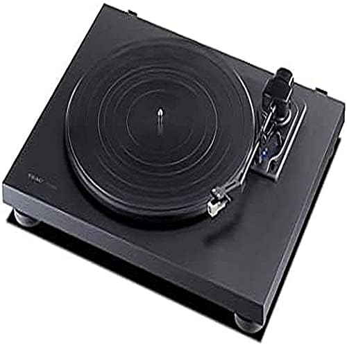 Teac TN-180BT-A3/B Hifi turntable with Bluetooth transmitter for speakers and headphones (belt drive, 33/45/78 rpm, integrated phono preamp, high-density MDF), Black