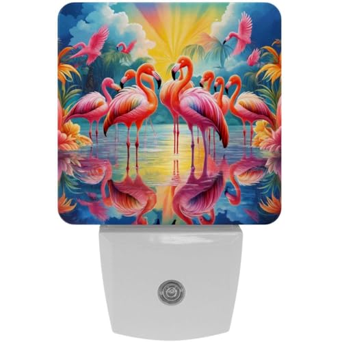Lámpara de noche LED con sensor para niños multicolor miniatura 1