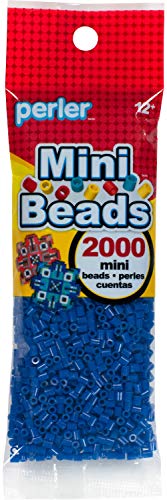 Perler 80-14107 Mini Fuse Bead Craft Supplies, 2000pcs, Dark Blue