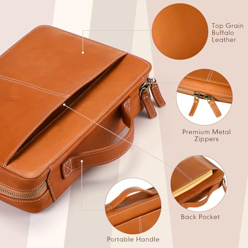 Leather Bible Cover Men Classic