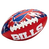 BigMouth 9” Pool Football Officially Licensed NFL Fan Gear Merchandise Beach Ball Games for Adults and Teens, Water Toy with Foam Core - Buffalo Bills