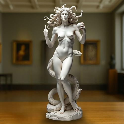 Medusa Sculpture Medusa Attitude The Original Symbol for Talk to The Hand 20cm Statue Room Decor Room Decor (A)