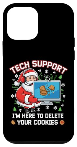 Christmas Tech Support Here to Delete Funny Cookies Christmas Coque pour iPhone 12 Mini