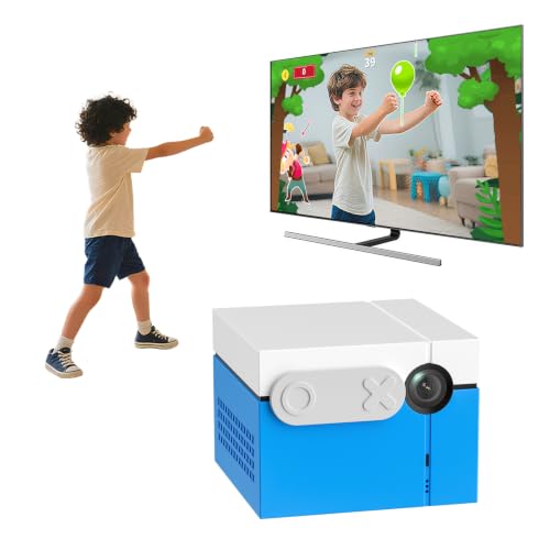 KINHANK MotionX - Motion Sensing Game Console for Kids&amp;Families with 40+ Games Ongoing Updates – Plug&amp;Play Family Motion Play System, Compatible with TV/monitor, Perfect for Game Nights, Parties &amp; Gifts