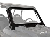SuperATV Vented Front Glass Windshield for 2019-2023 Polaris RZR XP 1000 / XP 4 1000 | DOT Approved Laminated Safety Glass Windshield | Scratch Resistant | Includes Manual Wiper