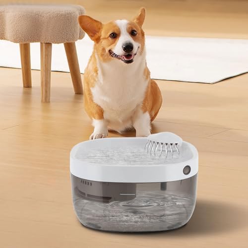 Fuente de Agua Automática para Gatos 7L USB Blanco