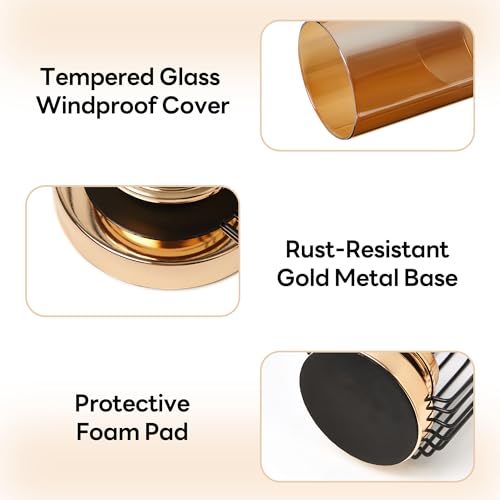 Luxury Birdcage Lanterns 36cm High, Vintage Black Tealight Holder set of 2, Hurricane Holder for Pillar Candle with Tempered Glass Panels, Decorative Lanterns for Garden, Table, Living room (2PCS) - Cosy Home Interiors Luxury Birdcage Lanterns 36cm High, Vintage Black Tealight Holder set of 2, Hurricane Holder for Pillar Candle with Tempered Glass Panels, Decorative Lanterns for Garden, Table, Living room (2PCS) - Image 4