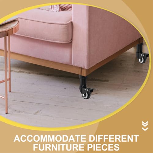 Patas ajustables para muebles con ruedas que nivelan mesas y sofás cojos 6