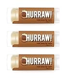Hurraw! Root Beer Lip Balm, 3 Pack: Organic, Certified Vegan, Cruelty and Gluten Free. Non-GMO, 100% Natural Ingredients. Bee, Shea, Soy and Palm Free. Made in USA