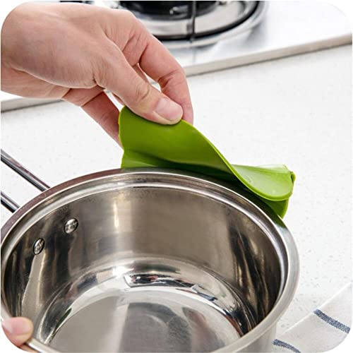 Funil de silicone dedicado à cozinha, anti-derramamento, defletor de sopa, funil de despejo de sopa,