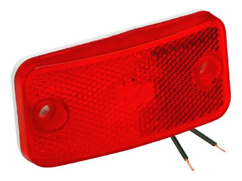 Bargman-34-17-808 Clearance Light Red with White Base with Foam Gasket