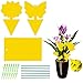 Produktbild 56PCS Gelbtafeln Gelbsticker, Fliegenfänger Gegen Trauermücken, Blattläuse, Minierfliegen, Weiße Fliegen andere Fliegende Schädlinge, Fliegenfalle für Pflanzen auf dem Balkon, Garten, Innenbereich