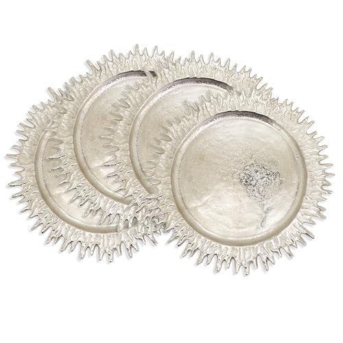 SARO LIFESTYLE Set de 4 platos texturizados miniatura 3