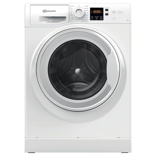 Bauknecht BPW 814 A Waschmaschine Frontlader/ 8kg/ kraftvolle Fleckenentfernung/Clean Plus/Kurz 45' / Anti-Allergie Plus/Mengenautomatik/Option Extra Touch, White