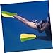 Toyvian Silicone Snorkeling and Diving Flippers Short Adjustable Flippers Lightweight Swim Gear for Adults and Youth for Pool and Ocean Use