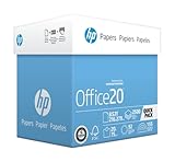 HP Printer Paper | 8.5 x 11 Paper | Office 20 lb | Quickpack Case - No Ream Wrap- 2,500 Sheets | 92 Bright | Made in USA - FSC Certified | 112103C